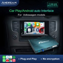 Andream Wireless Carplay Android Auto Interface Box Module For Volkswagen VW Golf Passat Lingdu Tiguan Teramont 2014-2018 Navigation MMI MIB System