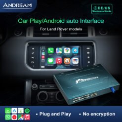 Andream Wireless Carplay OEM Adapter Dongle Interface Module Box For Land Range Rover Sport Evoque Vogue Discovery 4 Jaguar XE XF Android Auto Mirror