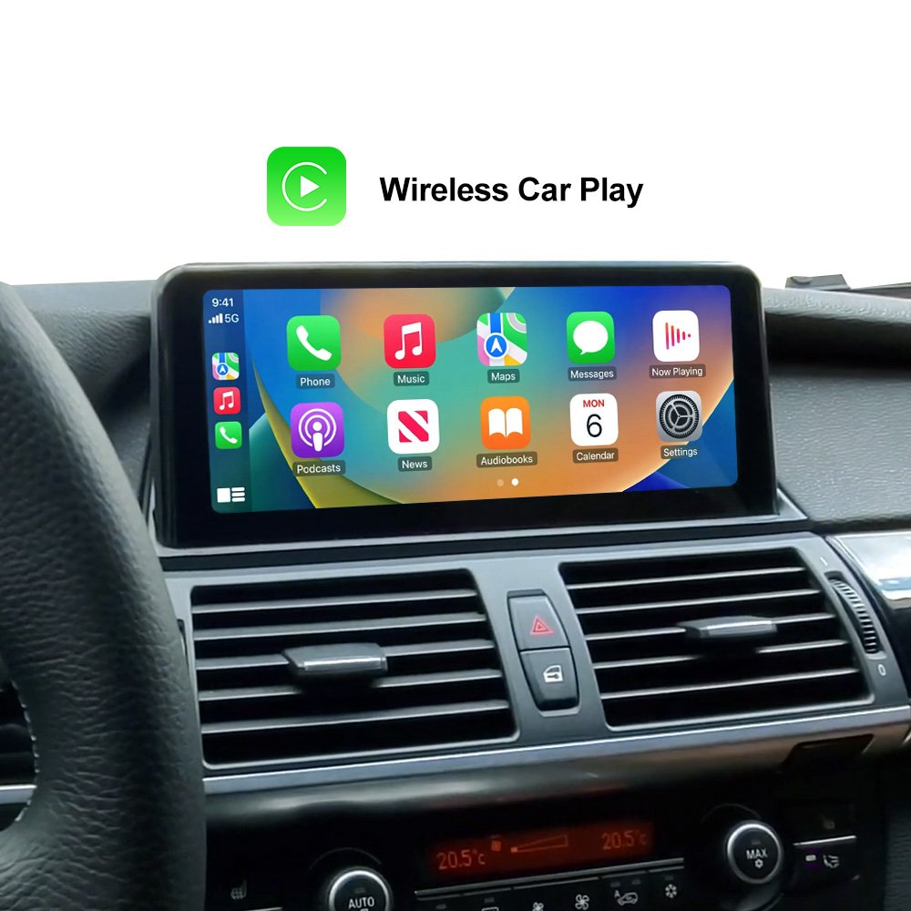 Andream 10.25" Wireless Apple CarPlay Android Auto Car Multimedia For BMW X5 X6 E70 E71 E72 Original CCC CIC 2007-2013 Head Unit Touch Screen - Image 2