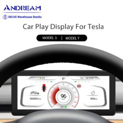 Andream 8.8" Center Console Digital LCD Dashboard Instrument Android Wireless Carplay Android Auto OTA  Navigatio Upgrades For Tesla Model 3 Model Y