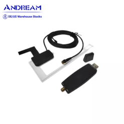 Andream Car DAB+ Tuner/Box for Android Car DVD USB Digital Audio Broadcasting Receiver with Antenna Works for Europe android