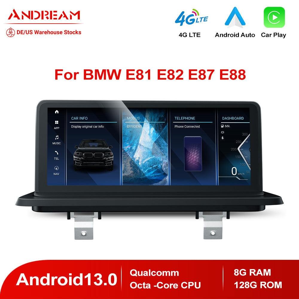 Andream 10.25" Android 13.0 8G+128G IPS CarPlay Android Auto Car MultiMedia For BMW Series1 E87 E88 E81 E82 2005-2014 IPS Carplay Touch Screen