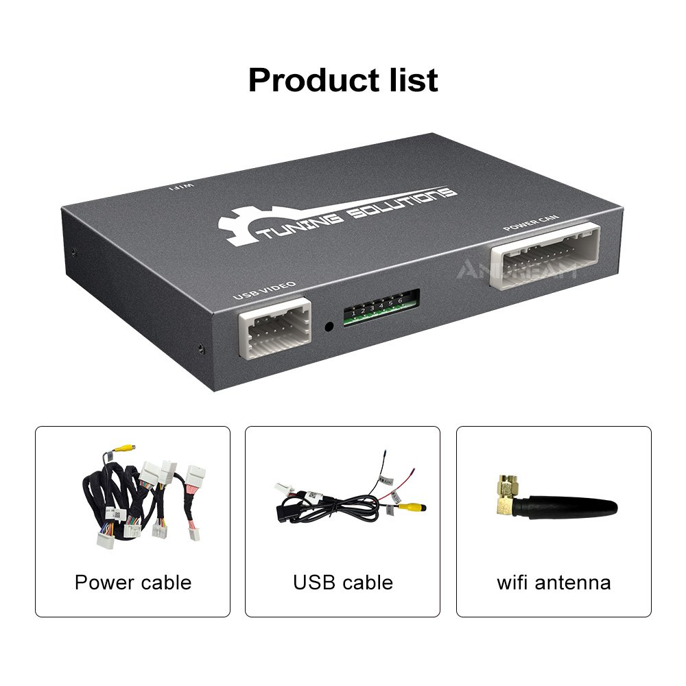 Andream Wireless CarPlay For TOYOTA Touch2 2014-2019 Highlander Tundra CHR RAV4 Tacoma Land Curiser Prado Auris Avalon Android Auto - Image 6