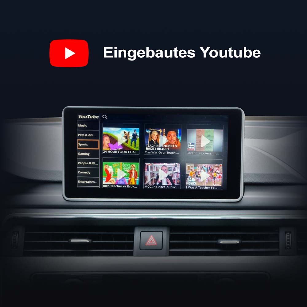 Andream Wireless CarPlay Android Auto for Audi Q3 Q5 Q7 A1 A2 A3 A4 A5 A6 A7 A8 S5 S7 Featuring CarPlay Android Auto with 3G/3G+/MIB/RMC/Symphony Retrofit - Image 4