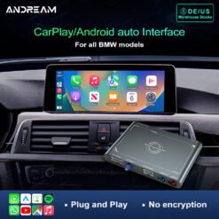 Andream Prime Kit BMW Wireless CarPlay Android Auto MMI CIC NBT EVO Compatible Series 1 2 3 4 5 6 7 X1 X3 X4 X5 X6 X7 Mini I3 I8 GPS Navigation