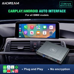 Andream Prime Kit BMW Wireless CarPlay Android Auto MMI CIC NBT EVO Compatible Series 1 2 3 4 5 6 7 X1 X3 X4 X5 X6 X7 Mini I3 I8 GPS Navigation