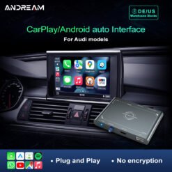 Andream Wireless CarPlay Android Auto for Audi Q3 Q5 Q7 A1 A2 A3 A4 A5 A6 A7 A8 S5 S7 Featuring CarPlay Android Auto with 3G/3G+/MIB/RMC/Symphony Retrofit