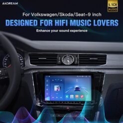 Andream Android Autoradio For Volkswagen Passat B6 B7 Golf 5 6 Polo Jetta Skoda Seat Touran Tiguan Altea Car Radio Multimedia Player GPS CD Carplay
