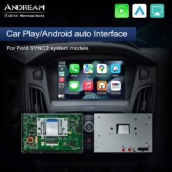Andream Wireless IOS Carplay Android Auto Retrofit Interface Box For Ford Sync2 Focus Fiesta Escape 2013-2019 Central MMI Media Radio Navigation Upgrade