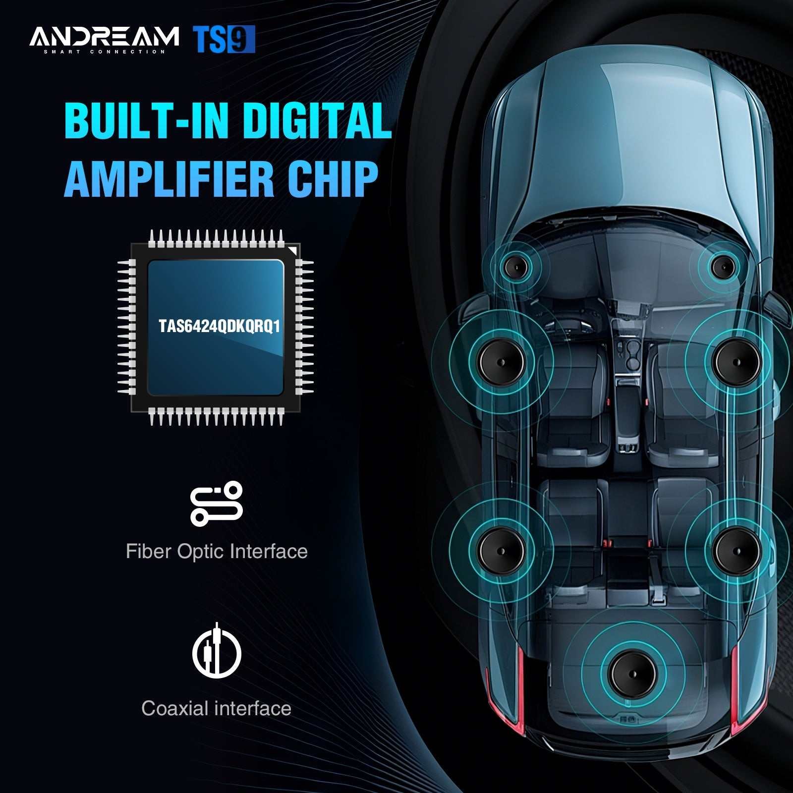 Andream Android14.0 Car Radio Stereo For Ford Focus MK3 MK3.5 2012-2018 Wireless CarPlay Andriod Auto MirrorLink DTS DSP Amplifier Radio Backup Camera - Image 2