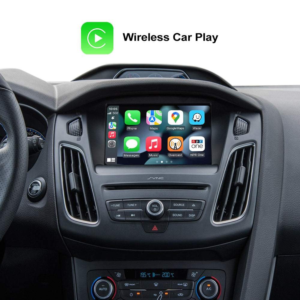 Andream Wireless IOS Carplay Android Auto Retrofit Interface Box For Ford Sync2 Focus Fiesta Escape 2013-2019 Central MMI Media Radio Navigation Upgrade - Image 2