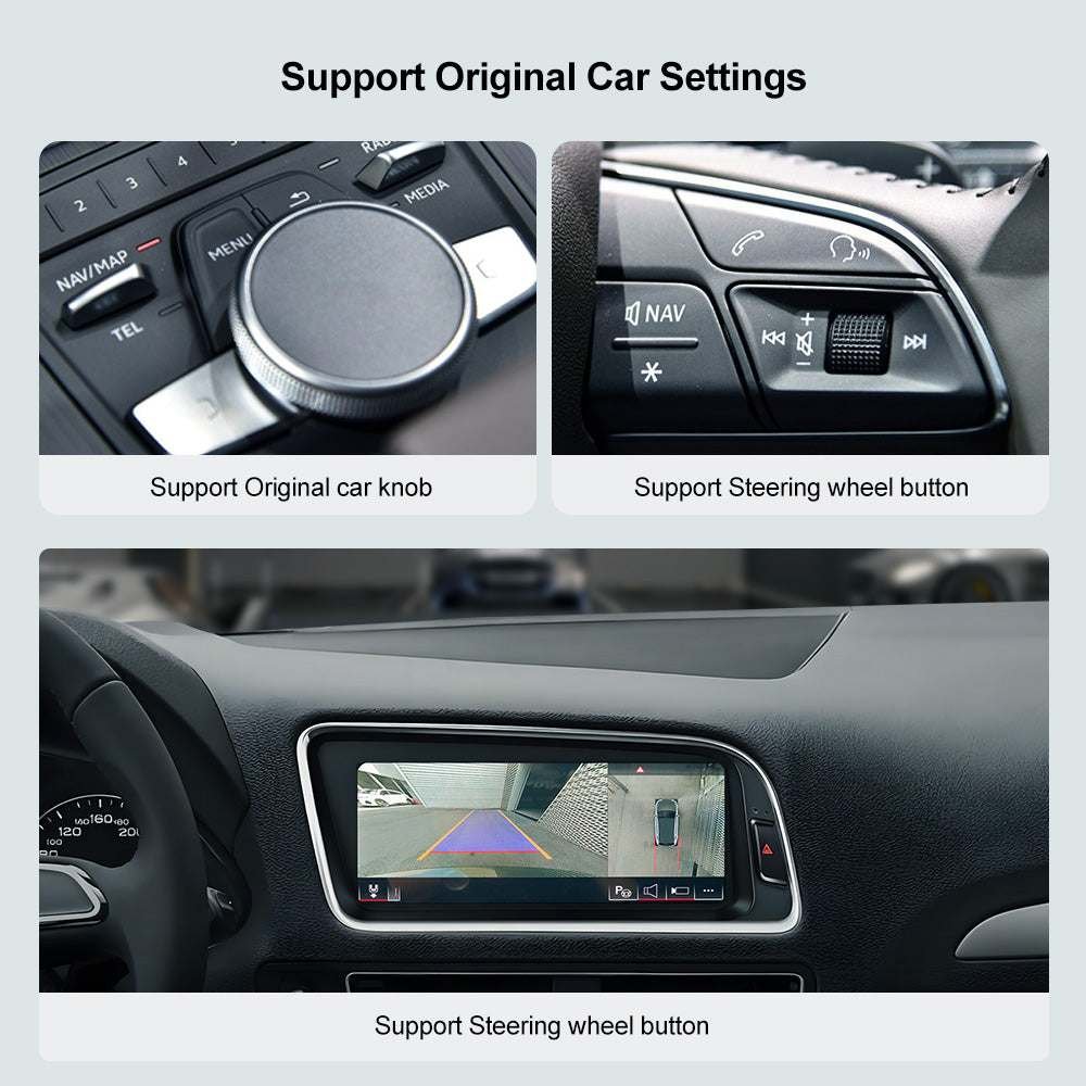 Andream 8.8 Inch Carplay Android Auto Interface For Audi A4 A5 S4 S5 RS4 RS5 Q5 2009-2018 Upgrade Car Radio GPS Navi Multimedia DVD Linux Screen - Image 3