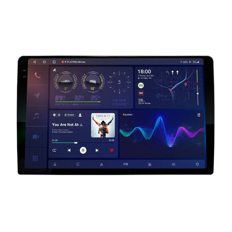 Andream Android 14.0 2K Top Sound Quality Certified DTS Pure Digital DSP Amplifier With Optical Fiber Coaxial Car Universal Carplay Screen Upgrade - Image 6