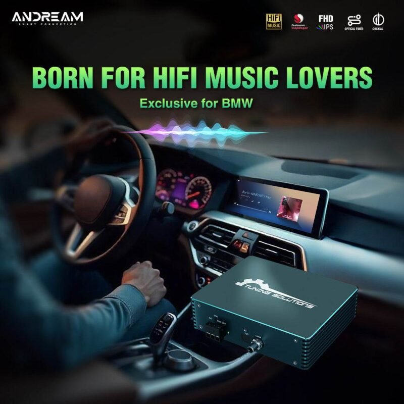 Andream Android Auto Touchscreen Hi-Fi DSP Audio Upgrade Optical ...