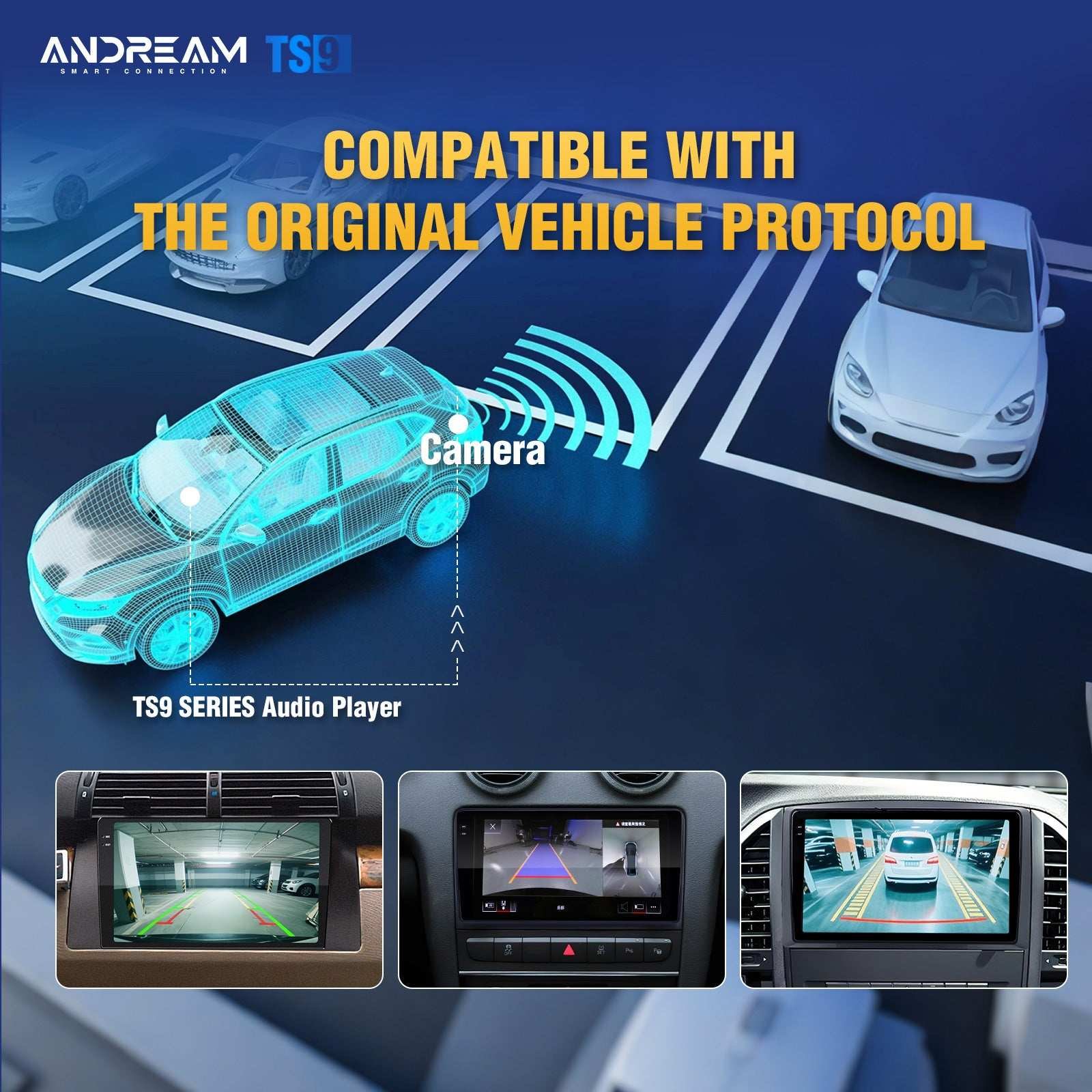 Andream Android14.0 Car Radio Stereo For Ford Focus MK3 MK3.5 2012-2018 Wireless CarPlay Andriod Auto MirrorLink DTS DSP Amplifier Radio Backup Camera - Image 6