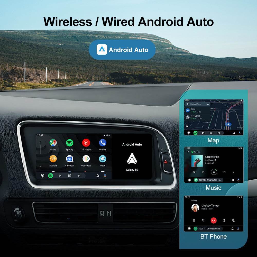 Andream 8.8 Inch Carplay Android Auto Interface For Audi A4 A5 S4 S5 RS4 RS5 Q5 2009-2018 Upgrade Car Radio GPS Navi Multimedia DVD Linux Screen - Image 5