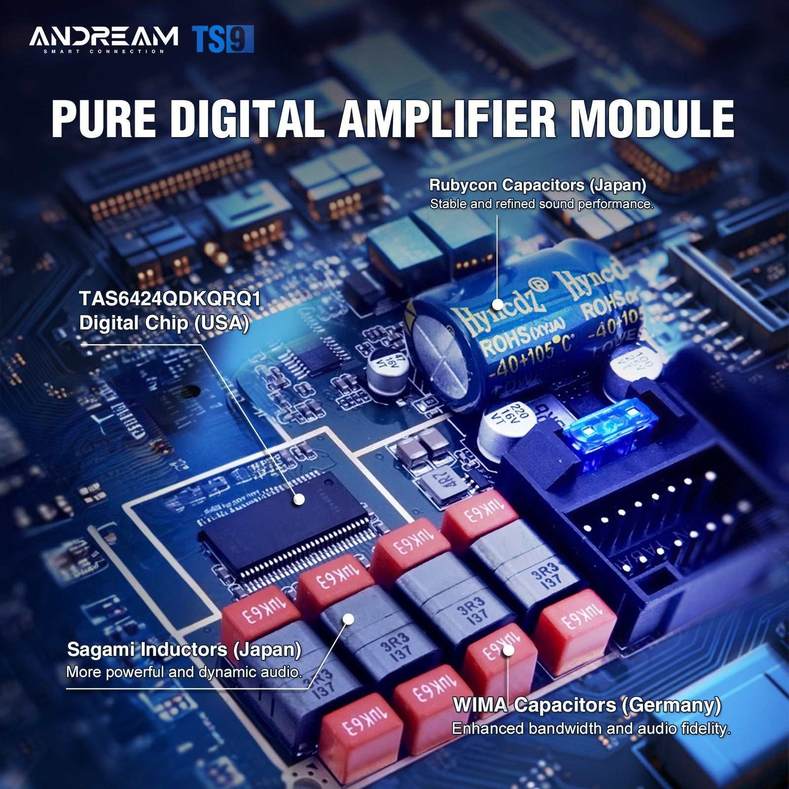 Andream Android14.0 Car Radio Stereo For Ford Focus MK3 MK3.5 2012-2018 Wireless CarPlay Andriod Auto MirrorLink DTS DSP Amplifier Radio Backup Camera - Image 7