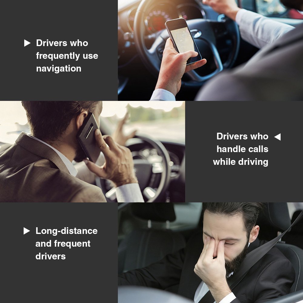 Smart HUD Supports Wireless CarPlay/Android Auto Voice & Button Remote Control Real-Time Navigation Music Playback Universal Fit for All Cars - Image 5